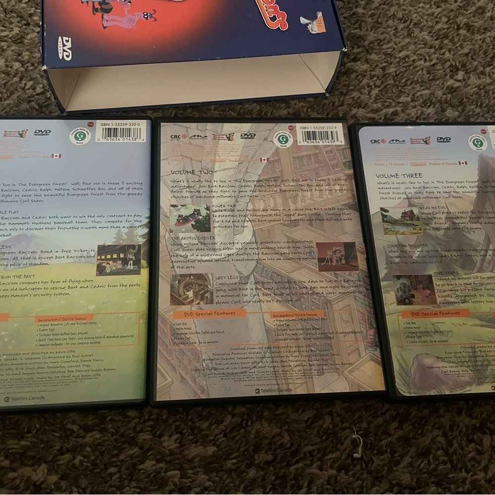 The Raccoons DVD Collectors Set - Picture 2 of 4